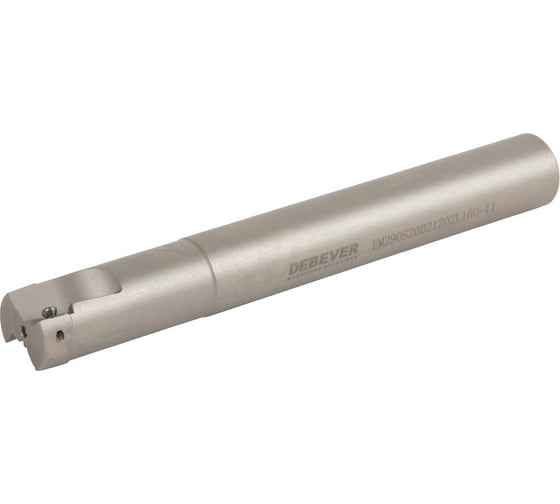 Фреза концевая Lобщ=160 мм, D=21 мм, dхв=20 мм, 90°, 2 кромки Debever Machining Solutions Standard DB-S-EM290S20D21Z02L160-11