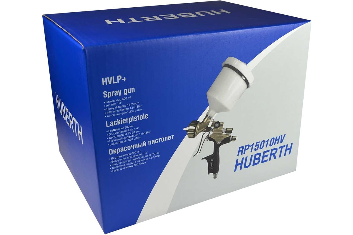 Пистолет окрасочный Huberth HVLP+ 15010, дюза 1.8 RP15010HV-18
