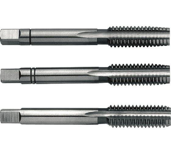 Набор ручных метчиков ZIRA No 1000 HSS DIN 352, 3 пр., Nr.1/Nr.2/Nr.3, M 10 x 1.5 ZI-100092