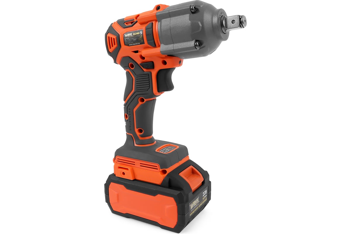 Аккумуляторный ударный гайковерт Messer DCW9 750 Нм, М20, 20 В, 4 Ач 05-41-094