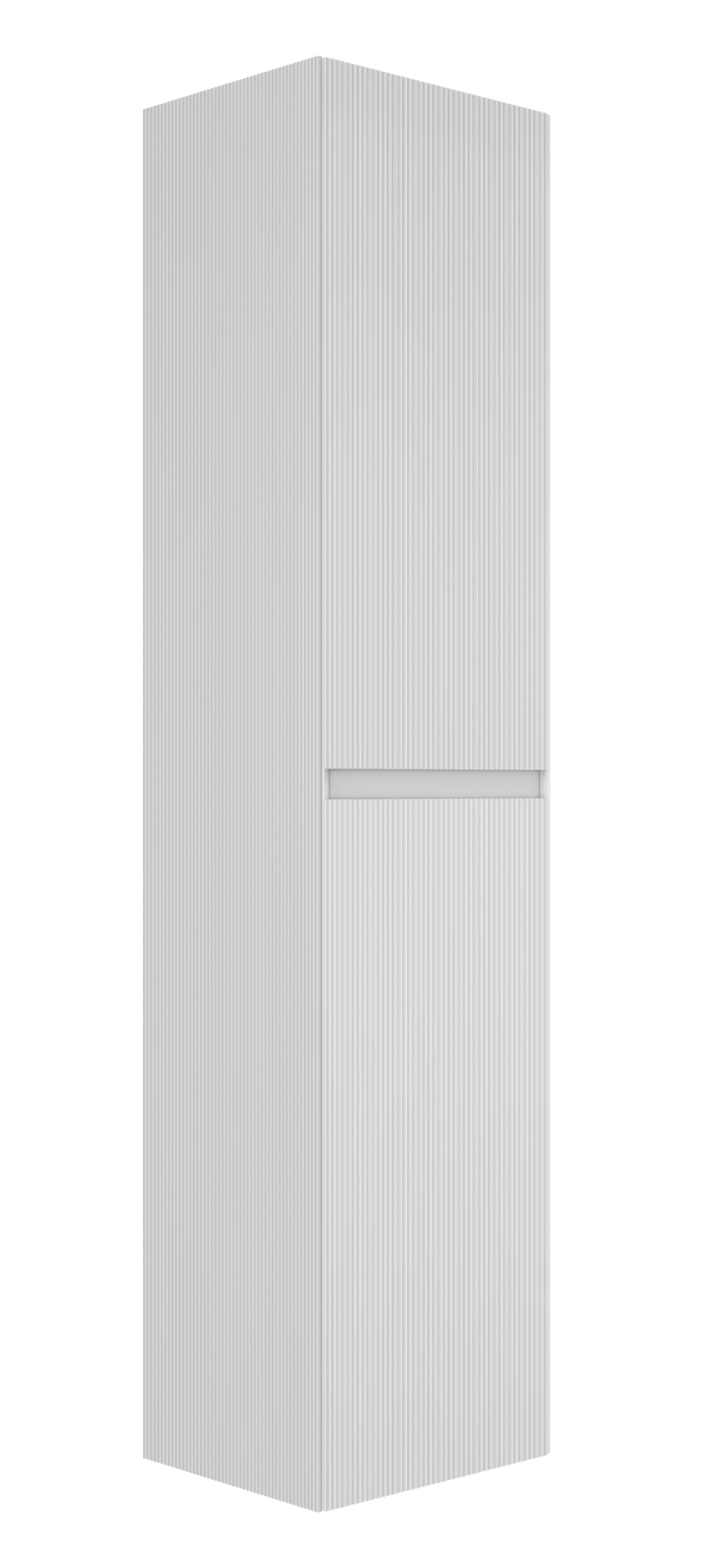 Шкаф пенал Vincea Велле (Welle) 35 см, белый матовый софт-тач VSC-2WL150MW