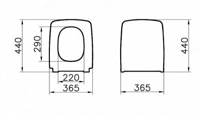 Подвесной унитаз VitrA Metropole Rim-Ex 9820B003-7201 с микролифтом, инсталляцией