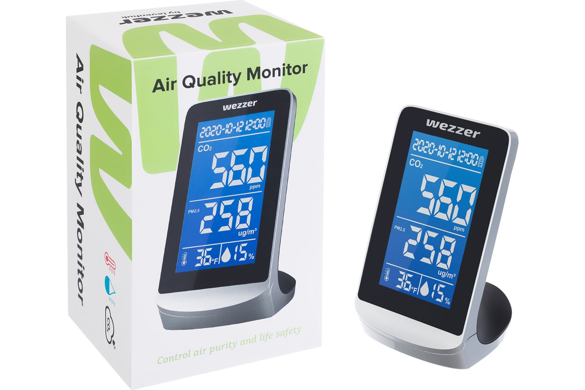 Монитор качества воздуха Levenhuk Wezzer Air PRO DM40 81408