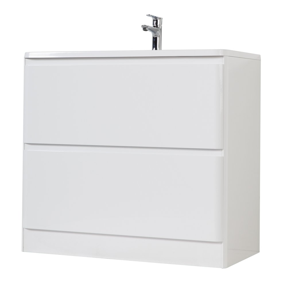 Тумба с раковиной BelBagno Albano 120 см напольная, Bianco Lucido