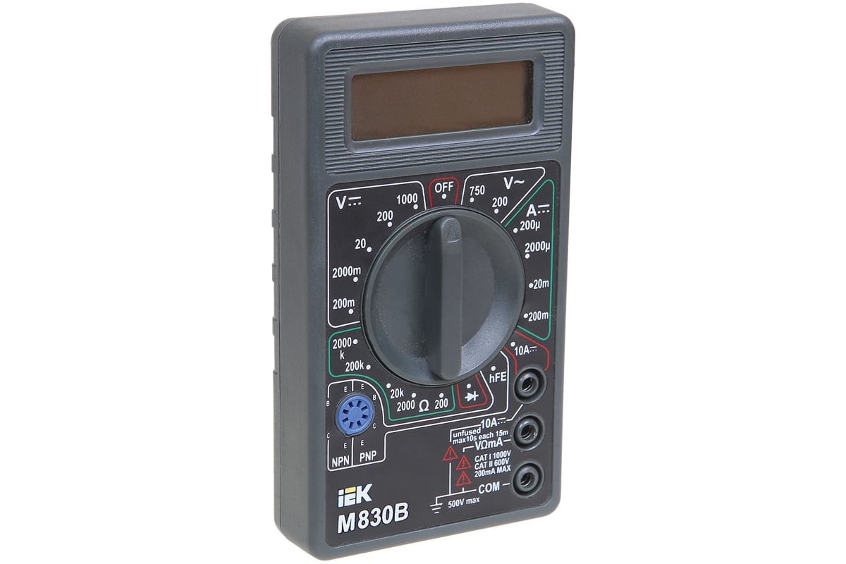 Цифровой мультиметр IEK Universal M830B 6073763 TMD-2B-830