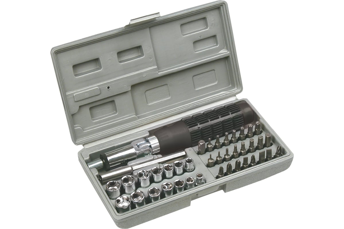 Набор насадок и сменных головок с держателем (40 шт.) Top Tools 39D386