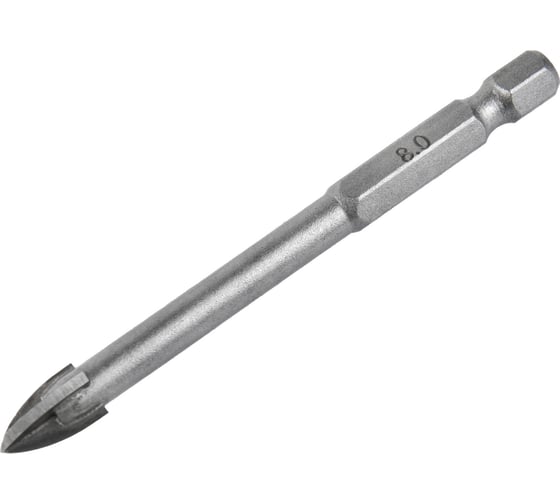 Сверло по стеклу, кафелю (8х85 мм) Elitech 1820.105000 193827