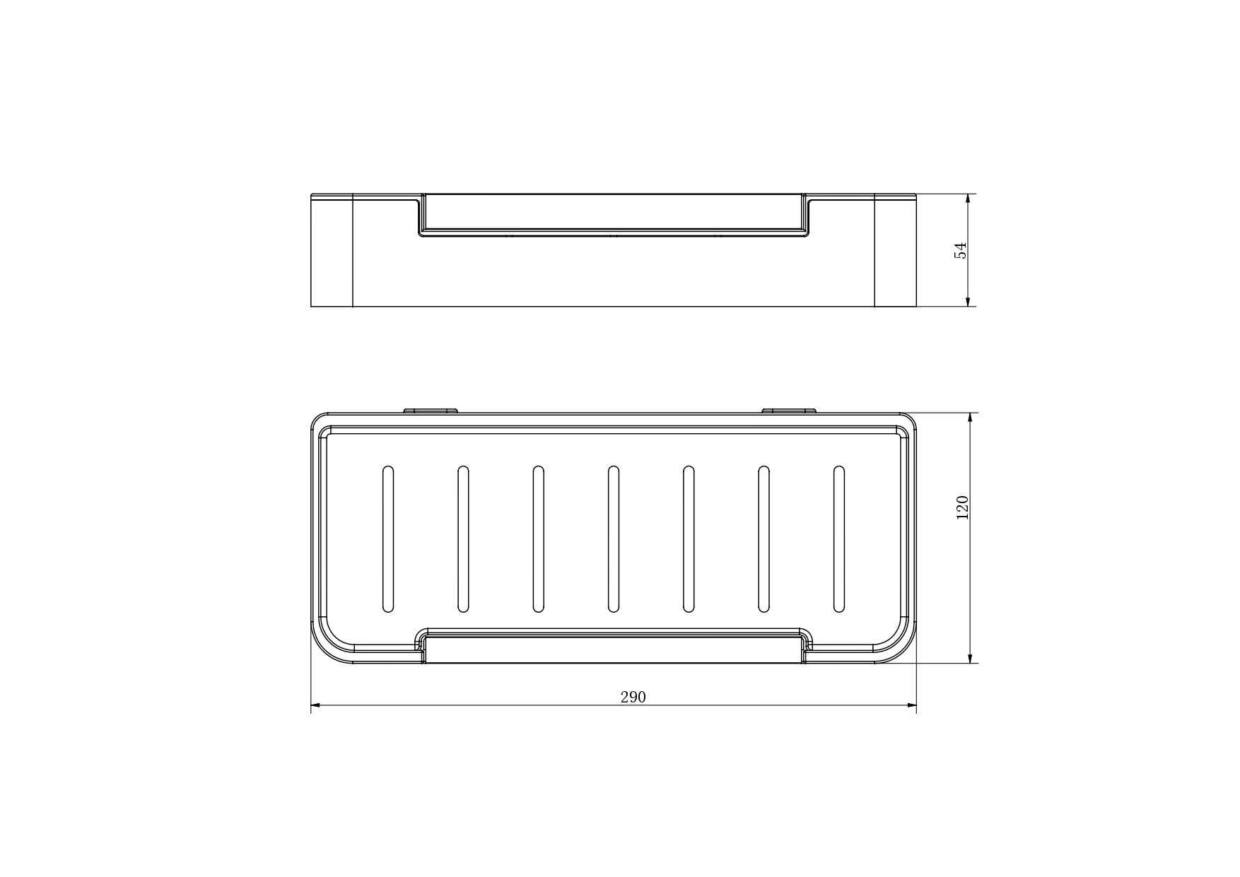 Полка Aquatek AQ4966CR хром