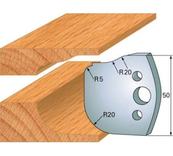 Комплект из 2-х ножей 50x4 SP CMT 690.577