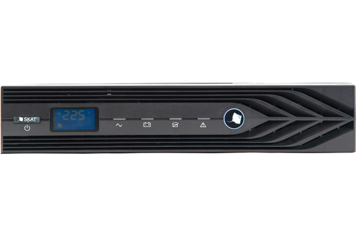 Источник бесперебойного питания Skat -UPS 3000 RACK Источник бесперебойного питания 2700Вт, On-Line, 6 АКБ внешние, чистый синус, ток заряда 6 А 8957