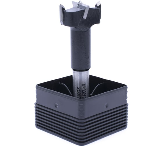 Сверло чашечное четырехзаходное по дереву FT120212R (25х70 мм; хв-к 10 мм; правое вращение) МНОГОФРЕЗ 6598