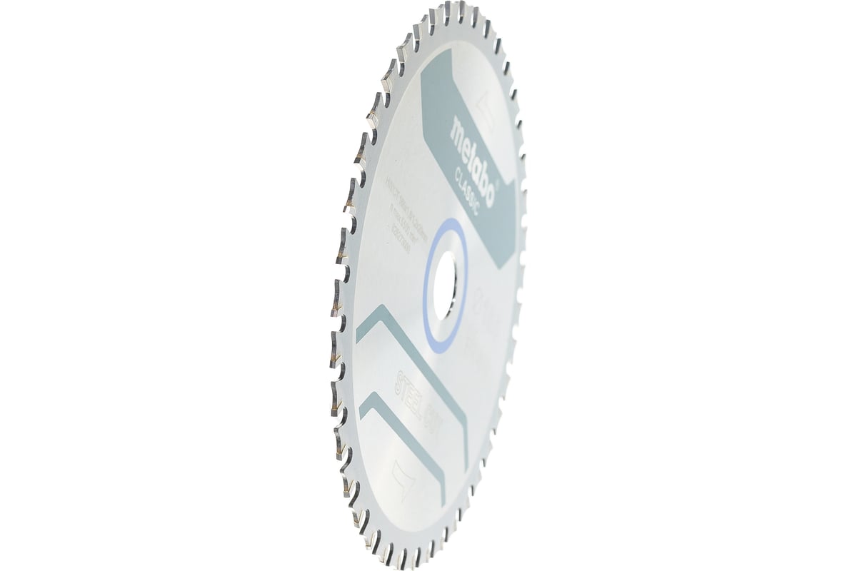 Пильный диск по металлу 165x20 мм, Z40, WZ 4 Metabo SteelCutClassic 628273000