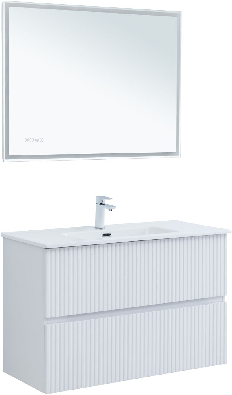 Тумба с раковиной Aquanet Джейн 100 см