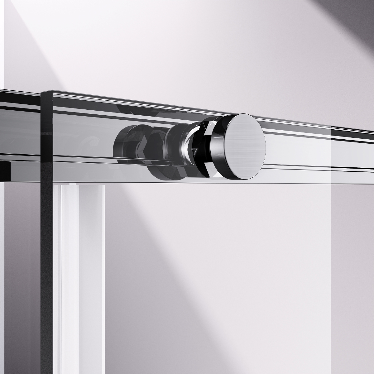 Душевой уголок Vincea Slim-N VSS-4SN9010CLBN 100x90 брашированный никель, прозрачное
