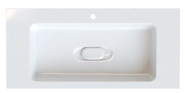 Тумба с раковиной Iddis Esper 100 см подвесная с ящиками ESP10W0i95K, белый