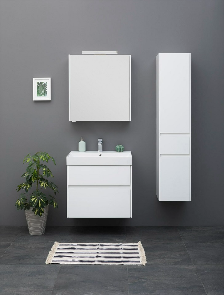 Тумба с раковиной Aquanet Бруклин 70 см