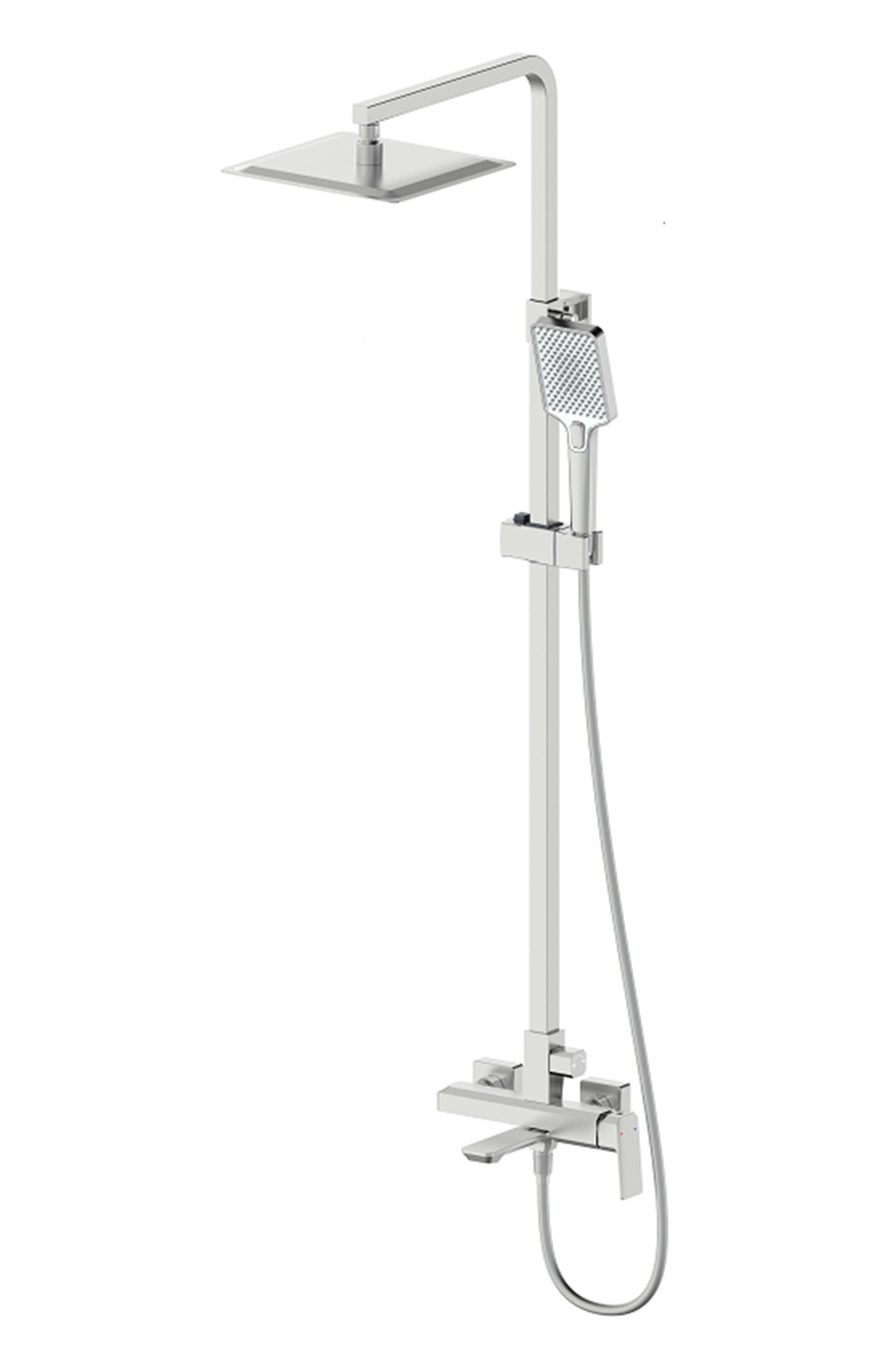 Душевая стойка Wonzon&Woghand Diamond WW-88739011-BN брашированный никель