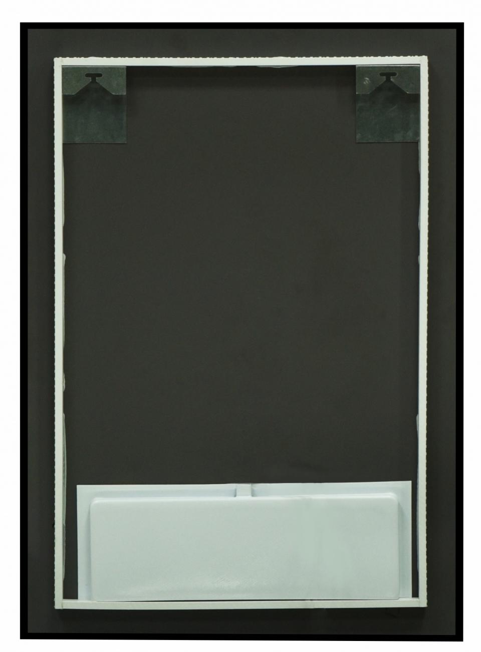 Зеркало Континент Amer LED 60x100 см с подсветкой ЗЛП1526 черная окантовка