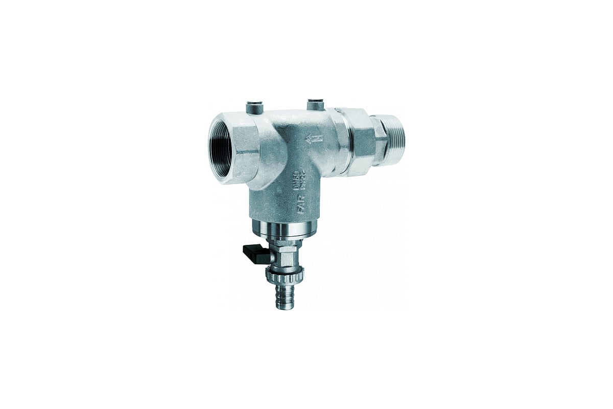 Фильтр FAR 3/4" НР-ВР, с манометром, 100 мкм, Max: 95 C, 25 бар FA 3937 34100