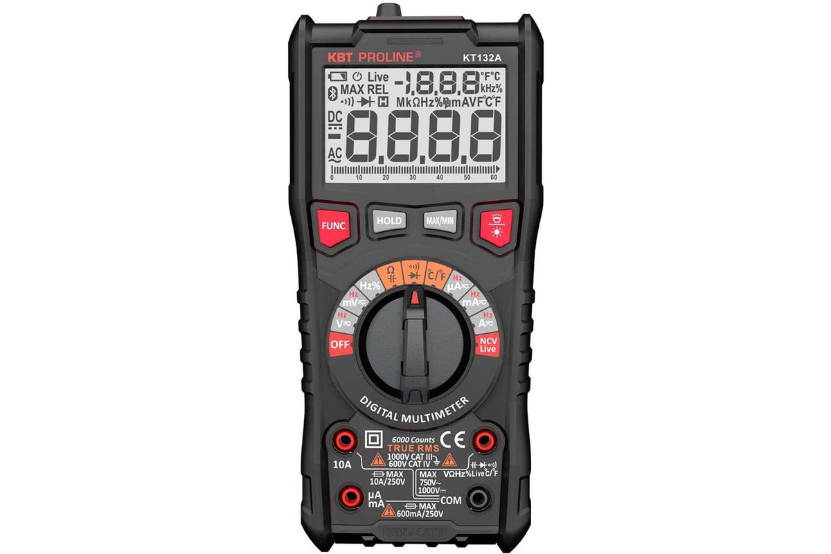 Мультиметр цифровой КВТ KT 132А серия PROLINE 91917