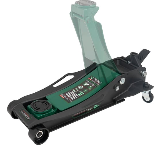 Домкрат подкатной гидравлический Rockforce 5т (h min 96мм, h max 595мм),вес 49,50 RF-T815011L(65574)