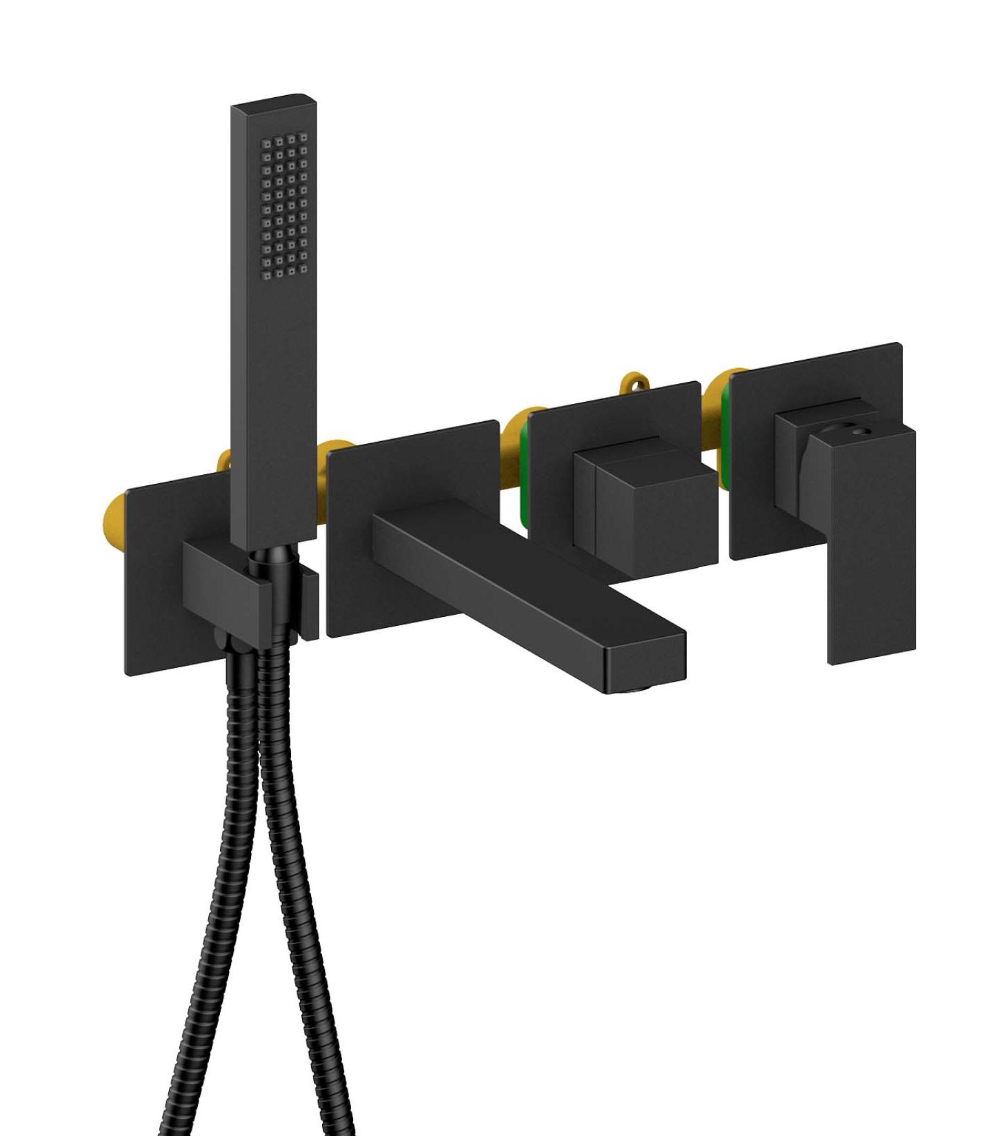 Смеситель для ванны Aquatek Либра AQ1644MB черный матовый Смеситель для ванны Aquatek Либра AQ1644MB черный матовый