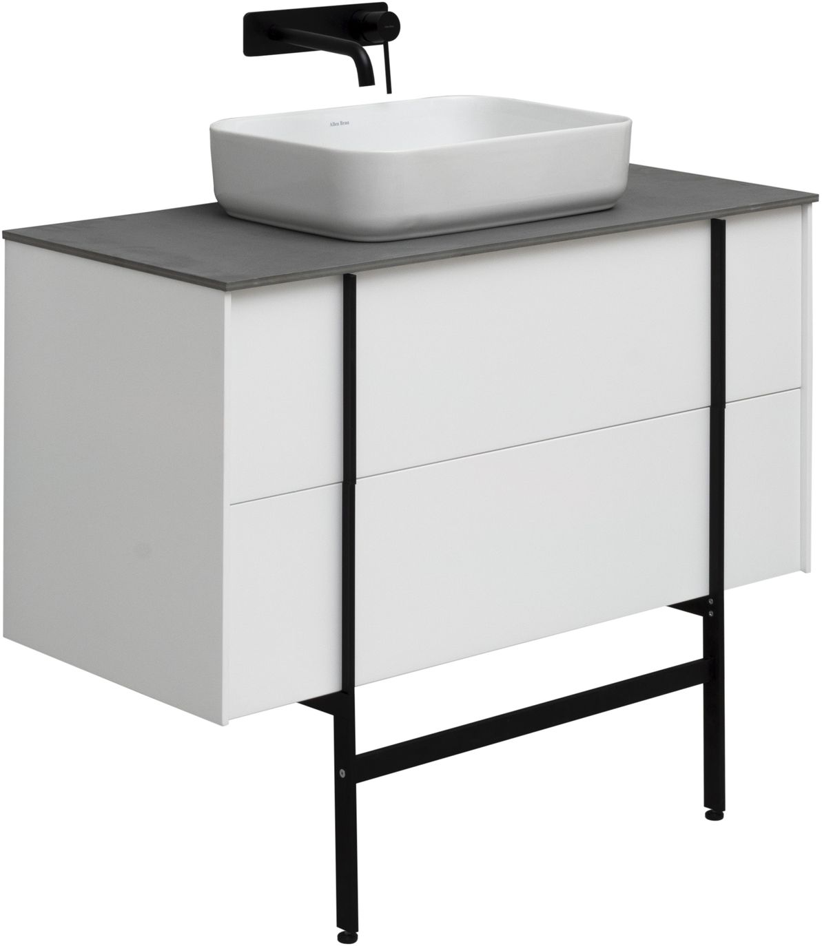 Тумба со столешницей Allen Brau Reality 100 см, white matt