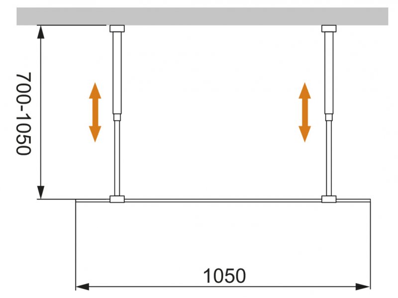 Душевая перегородка Cezares Liberta LIBERTA-L-2-105-C-Cr 105x195