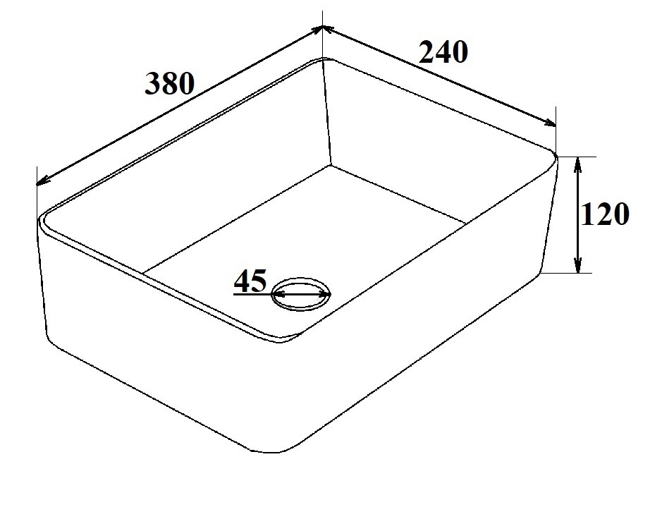 Тумба со столешницей Руно Бари 40 см