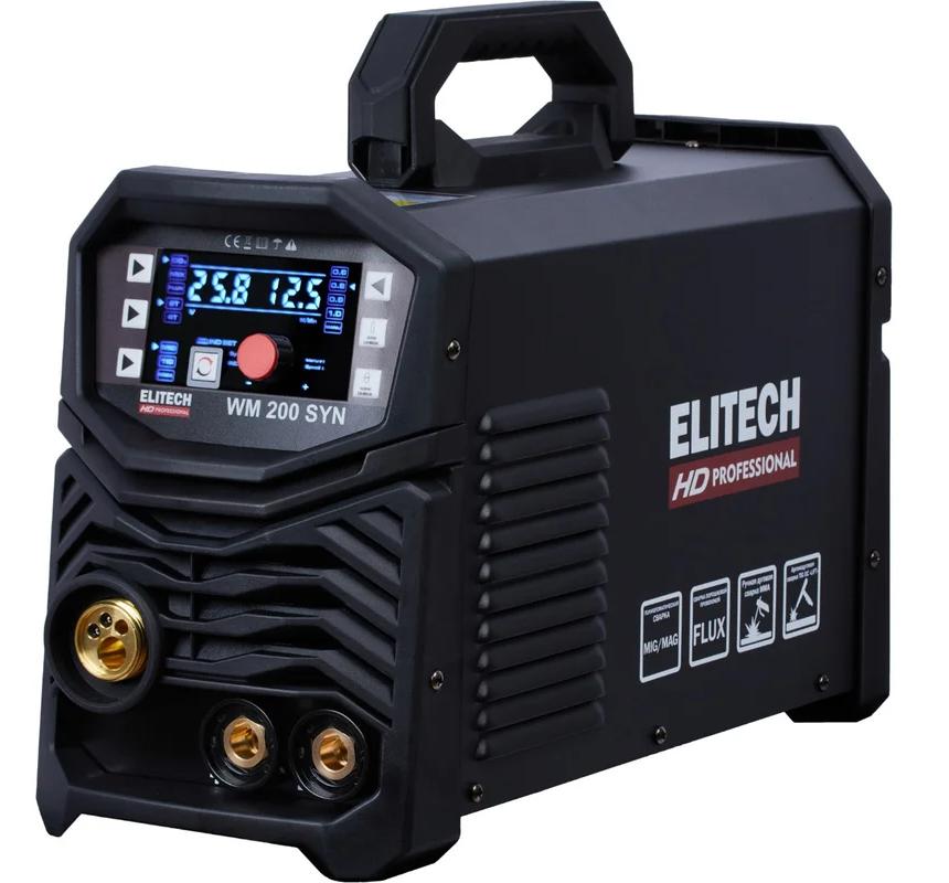 Инверторный сварочный аппарат Elitech HD WM 200 SYN 204471