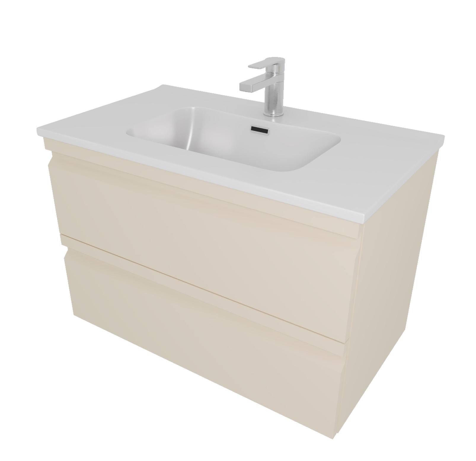 Тумба с раковиной Aquatek Вега 80 см AQ77080