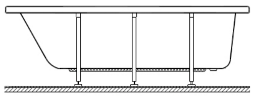 Ножки для ванны Vitra Neon 170x75