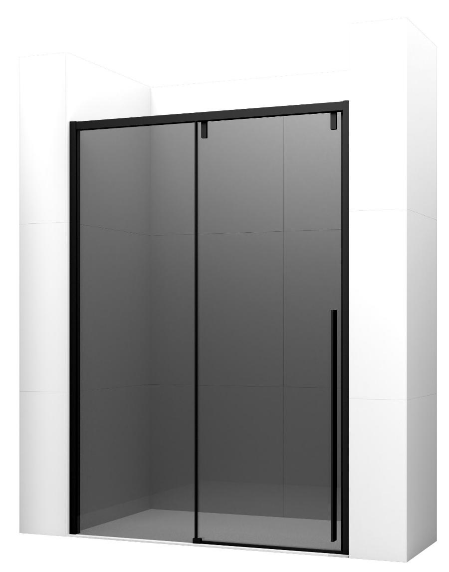 Душевая дверь Ambassador Intense 120x200 110022201IBB тонированная, черный
