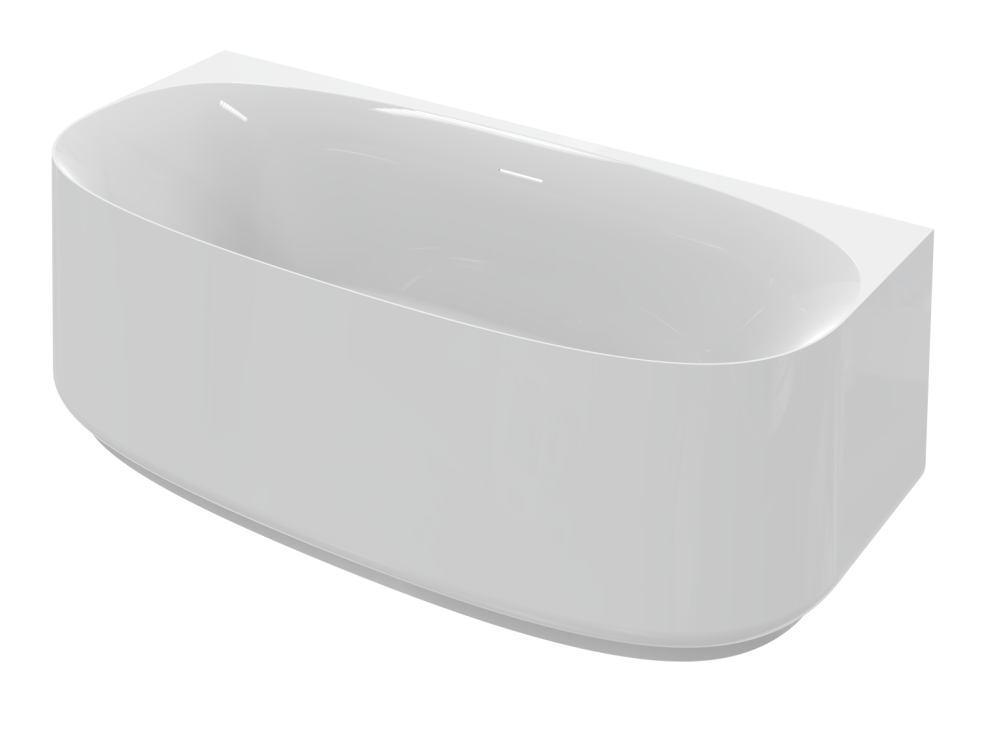 Акриловая ванна Cezares Lux CZR-LUX-WALL-170-80-58 170x80 см белый глянцевый