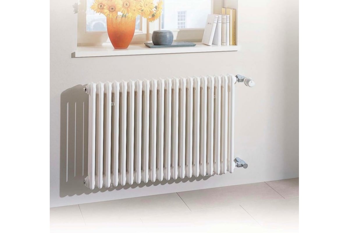 Трубчатый радиатор Zehnder Charleston 2056/28/№1270/RAL 9016 3/4
