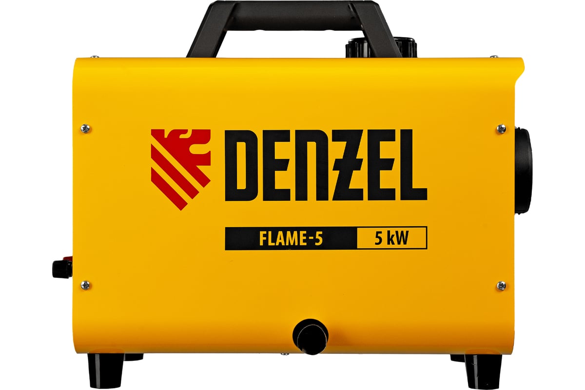 Дизельная тепловая портативная пушка Denzel flame-5, 5 кВт, 300 м3/ч, непрямой нагрев, цифровой термостат 96495