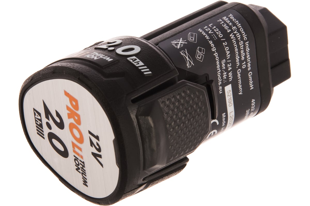 Аккумулятор L1220R Pro Li-ion (12 В; 2 A*ч) AEG 4932430165