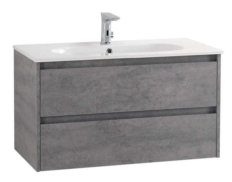Тумба с раковиной BelBagno Kraft 39-800 80 см Cemento Grigio