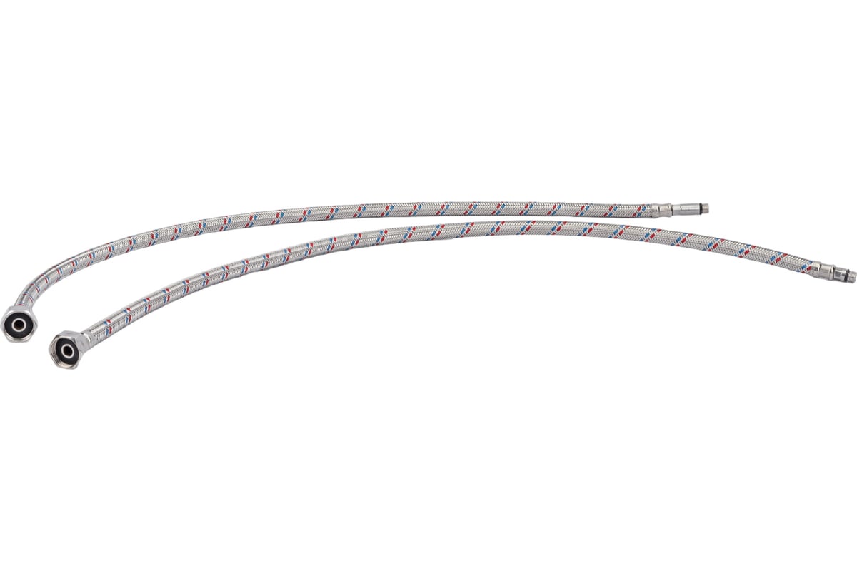 Комплект г/п для смесителя Valtec М10х18+М10х35 - G1/2 80см VTf.005.IS.0410080