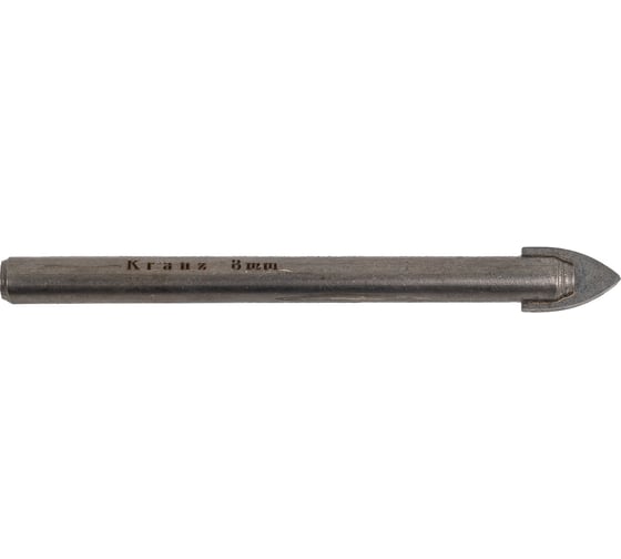 Сверло по стеклу и кафелю (8 мм; цилиндрический хвостовик) Kranz KR-12-6805