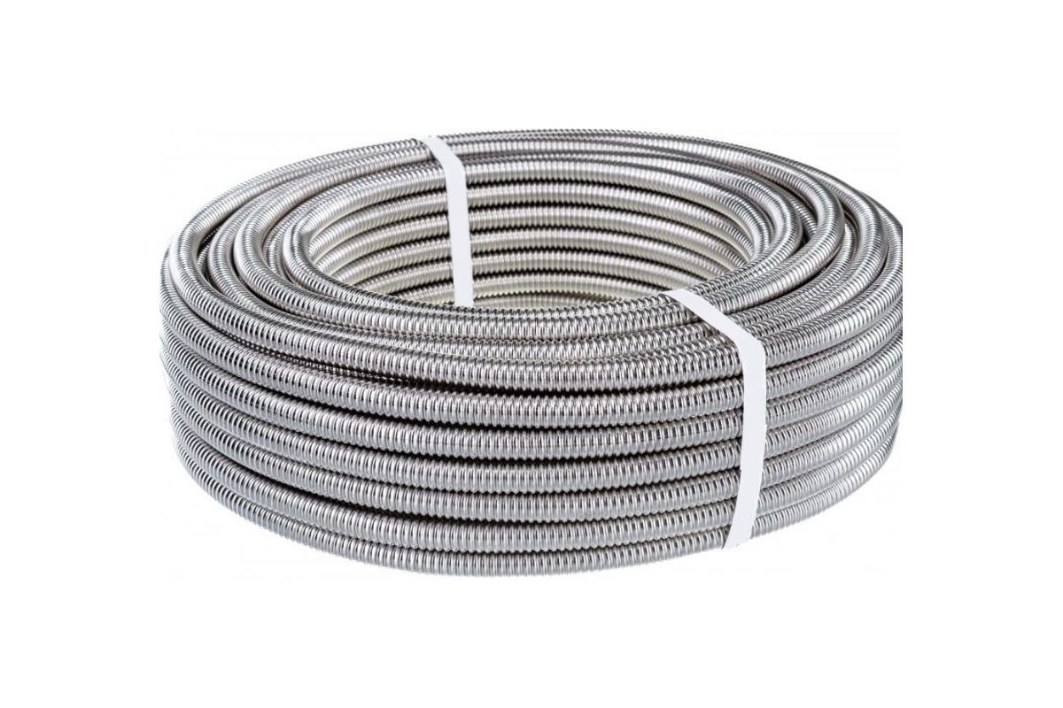 Гофрированная труба из нержавеющей стали AQUAFLEX d15, 15 м, отожженная 773384