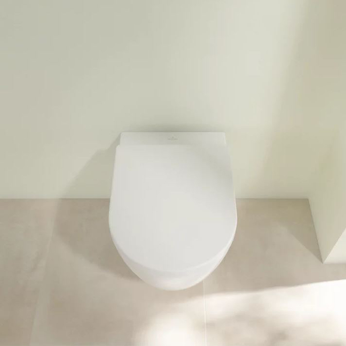 Подвесной унитаз Villeroy&Boch Avento 5656HR01 с крышкой