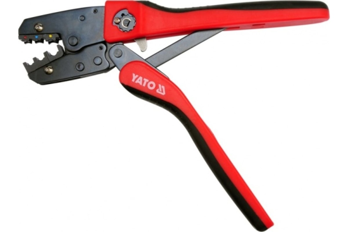 Пассатижи для опрессовки клемм Yato 250мм, 0,5-6,0мм YT-2251