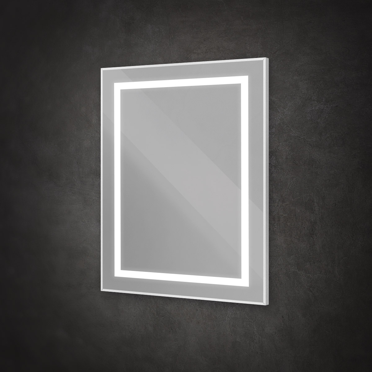 Зеркало BelBagno SPC-KRAFT-700-800-SENS-AL 70x80 см сенсорный выключатель, сатин
