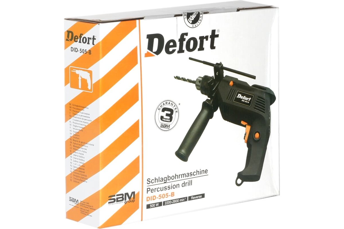 Ударная дрель Defort DID-505-B 98292213