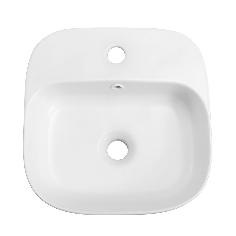 Раковина Cezares CZR-6615-BO 39 см белый матовый