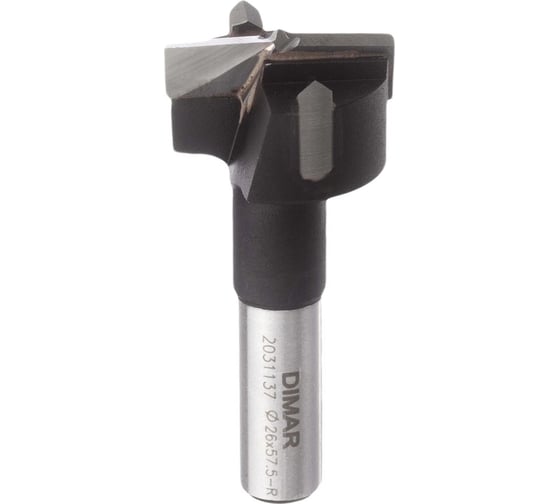 Сверло чашечное правое 26x55.5 мм, L57.5. хвостовик 10x26 мм, с лыской Dimar 2031137
