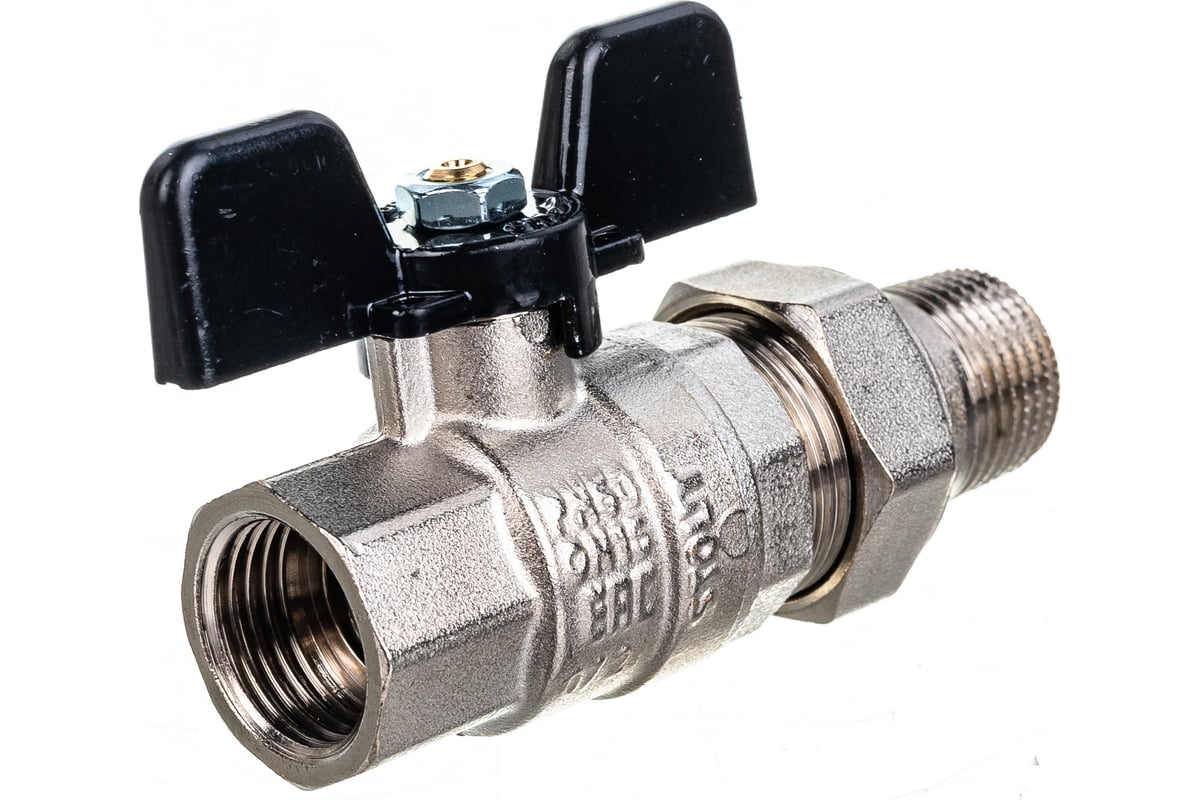 Шаровой полнопроходной кран с американкой STOUT ВН 1/2 SVB-0007-000015 RG008Q0F4S6BT7