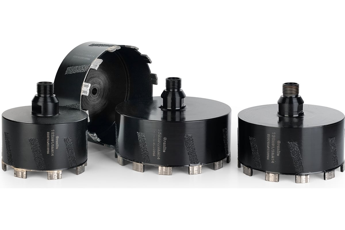 Сверло турбо-сегментное Brazed 1/2", M14, 130 мм, 50 мм TECH-NICK 001.600.9576