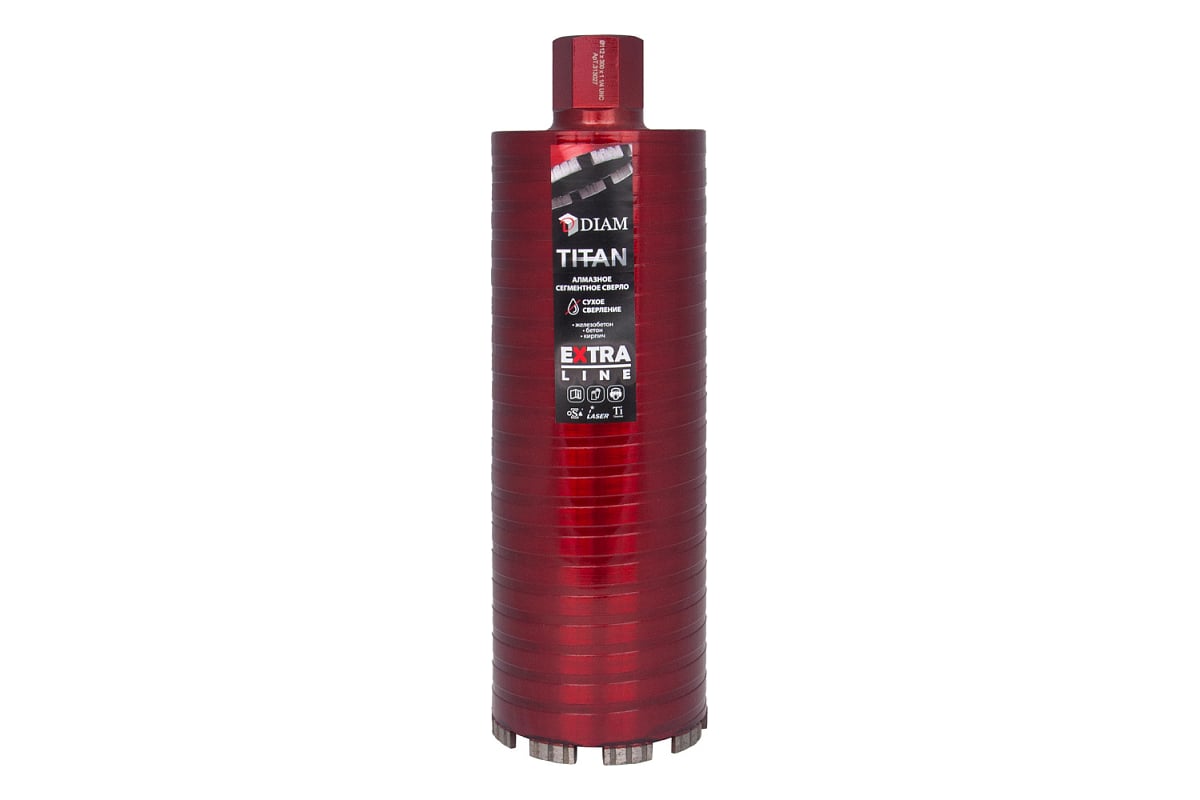 Сверло алмазное САСС Extra Line Titan (112x300 мм; 5 сегментов; 1 1/4UNC) Diam 313027